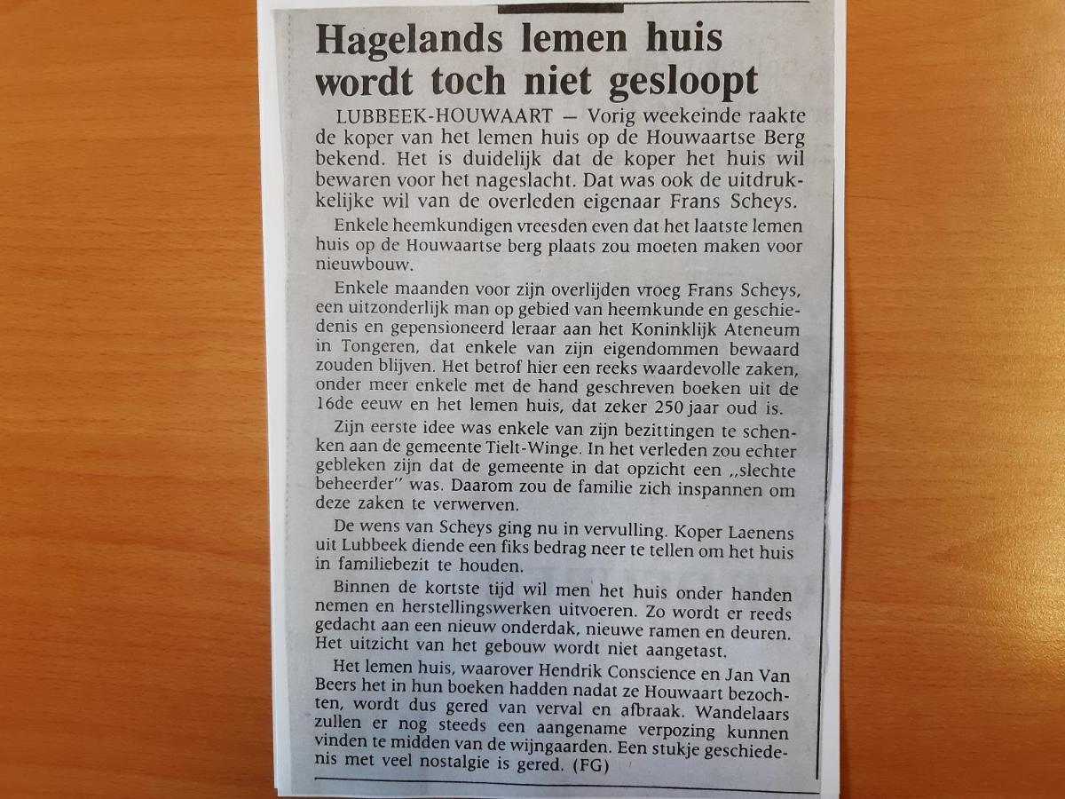 Lemen Huis Houwaart Tielt Exterior foto